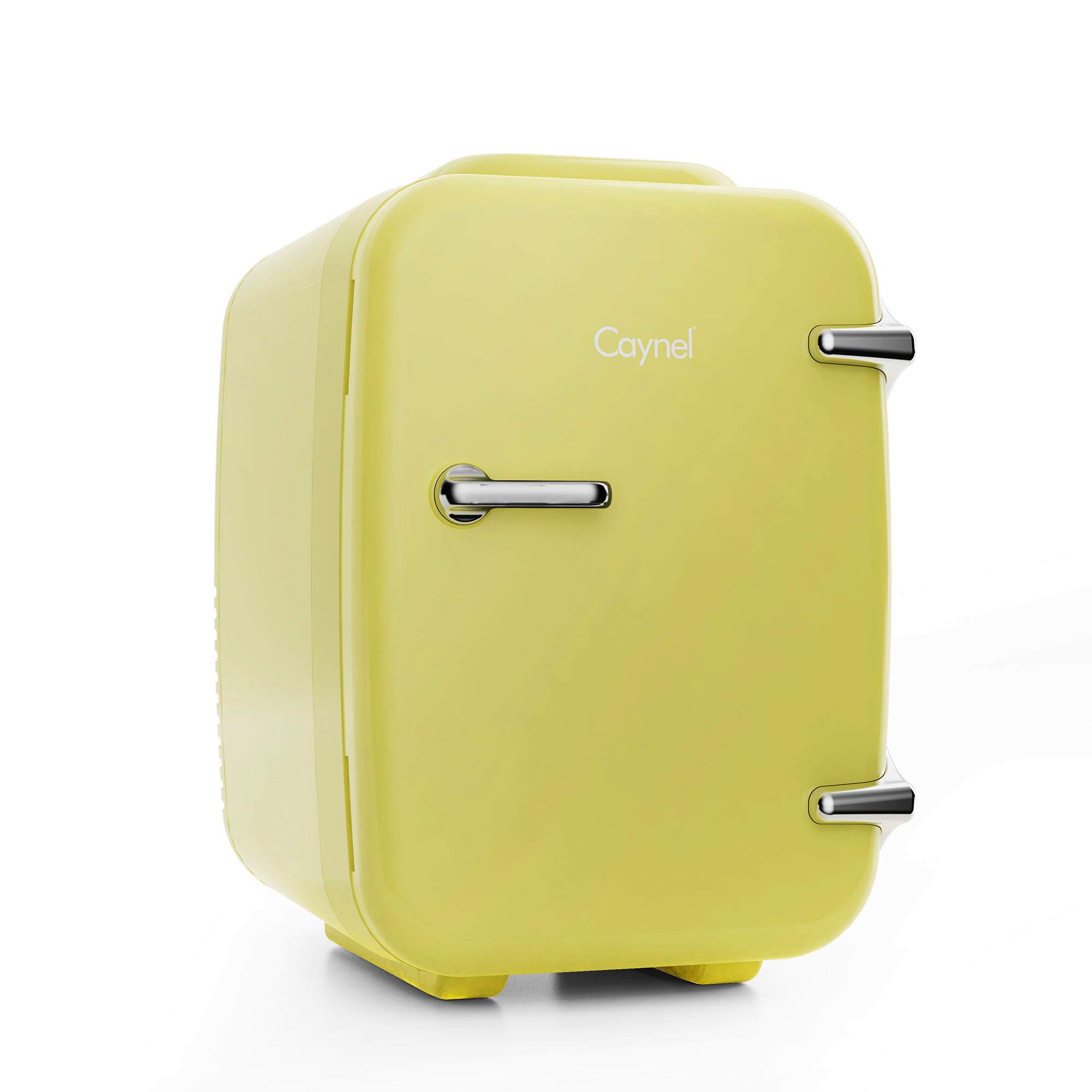 CAYNEL Mini Fridge Portable Thermoelectric 4 Liter Cooler and Warmer for Skincare, Eco Friendly Beau