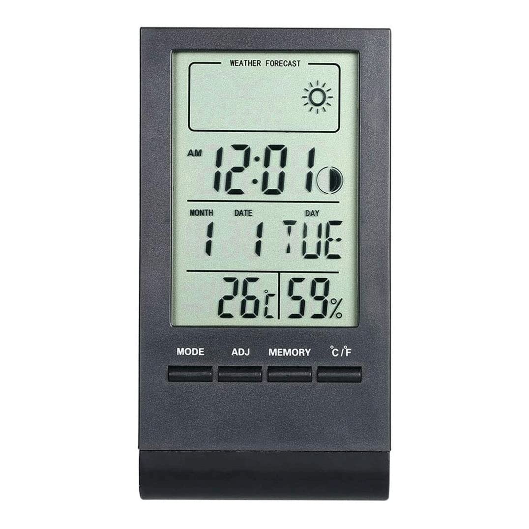 Termómetro Interior Digital e higrómetro con Guage de Humedad, medidor de Monitor de Humedad de Temperatura preciso for el hogar, Oficina, jardín Interior