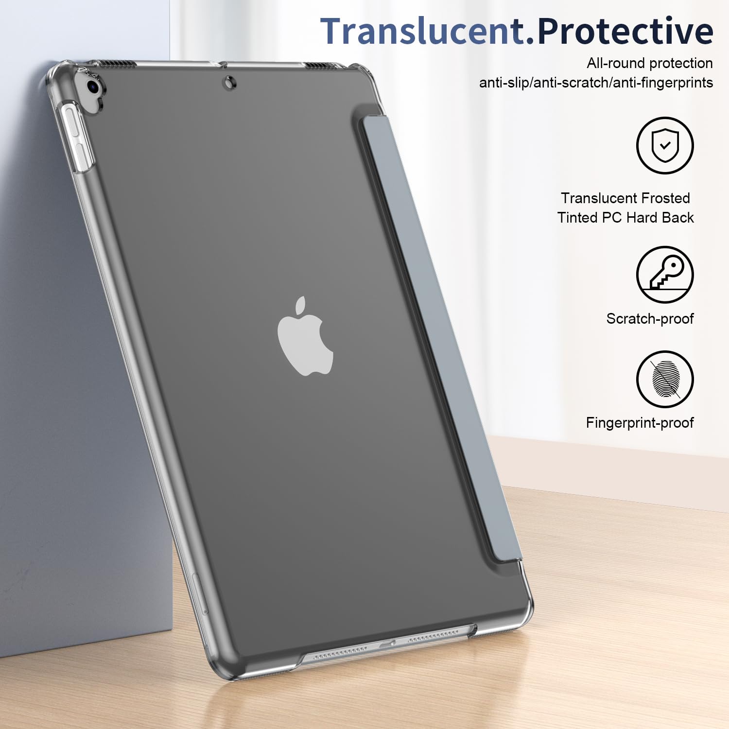 Fondina Smart Magnetica Per IPad 9/8/7 Gen 10.2 Pollici – In Similpelle Con Supporto Antigraffio