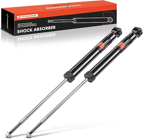 A-Premium Amortiguador de suspensión trasera compatible con Chevy Aveo 2004-2011, Aveo5 2007-2011 y Pontiac G3 2009-2010, Wave 2005-2008, juego de 2