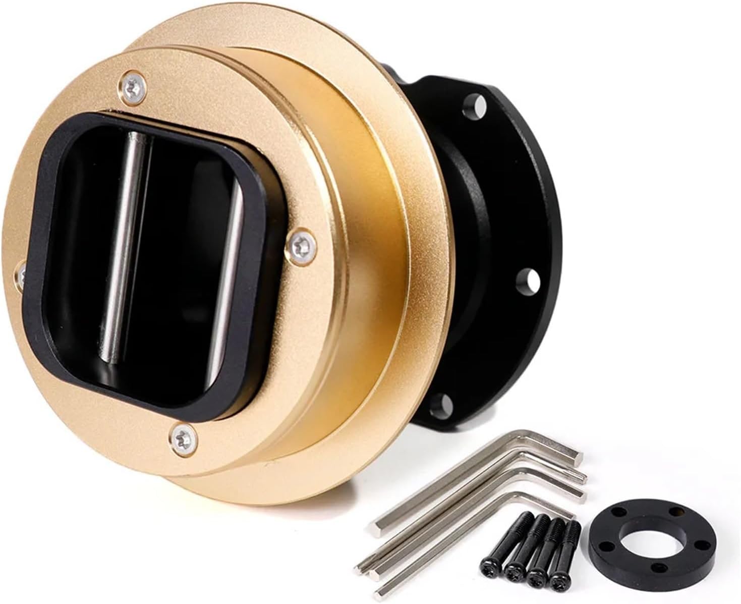 Steering Wheel hub Replacement QR2 and QR2 Pro Wheel-Sides Quick Release H-ub F-anatec Steering Wheel Accessories Steering Wheel Hubs(Blue)