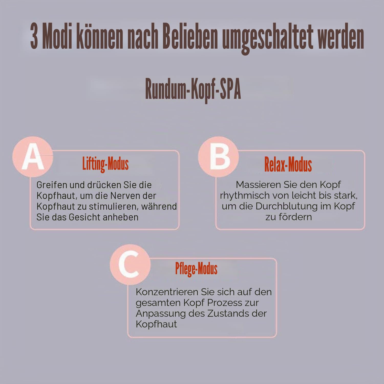 Kopfmassagegerät Helm Elektrisches Akupunkturpunkte Zur Entspannung des Gehirns Spannungsfreisetzungs-Vibrations Massagegerät mit Wärme, Luftkompression Zur Stressreduzierung des Kop