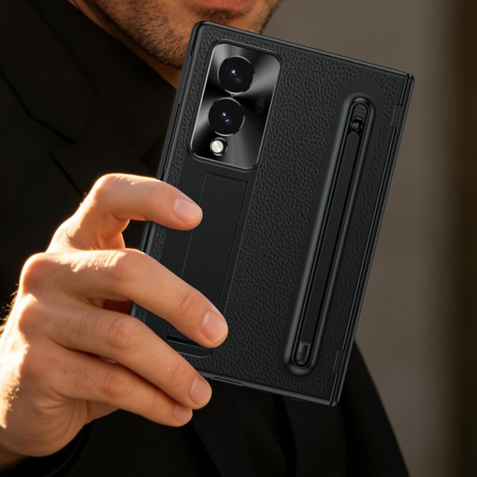Funda para Samsung Galaxy Z Fold 8, Enchapado Ultra Delgado Carcasa