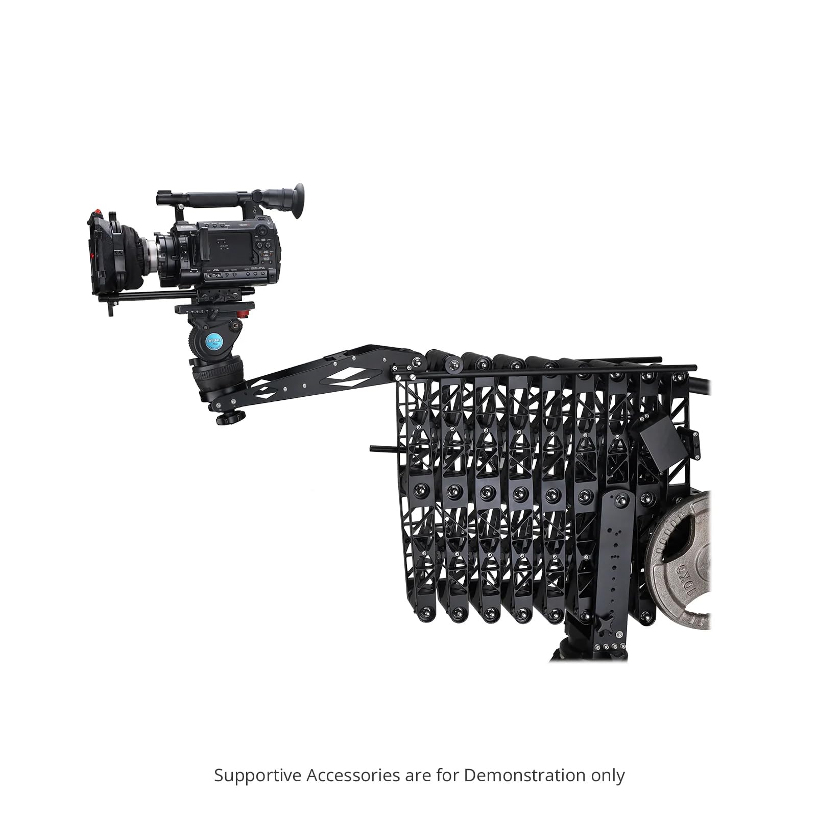 PROAIM Supporto per testa a ciotola da 100 mm per braccio/gru per telecamera a forbice Powermatic. Supporta testa video a mezza sfera da 100 mm (AP-100-SCSR)