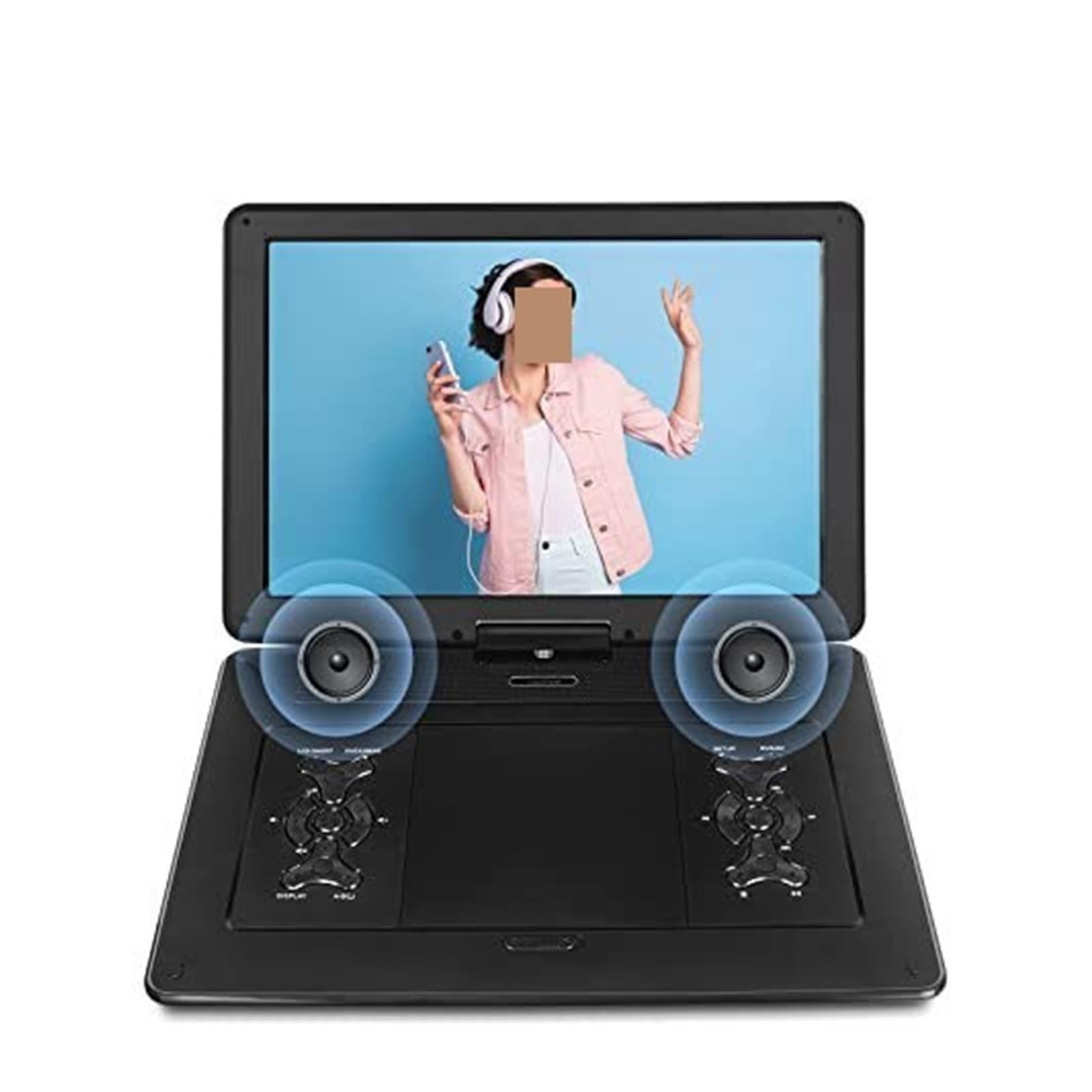 Amazon | 22 インチ HD モバイルポータブル DVD プレーヤー CD