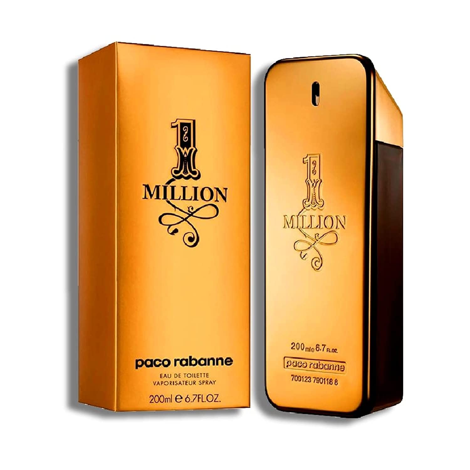 paco rabanne 1 Million for Men Parfum Spray, Warm Spicy, 6.8 Oz