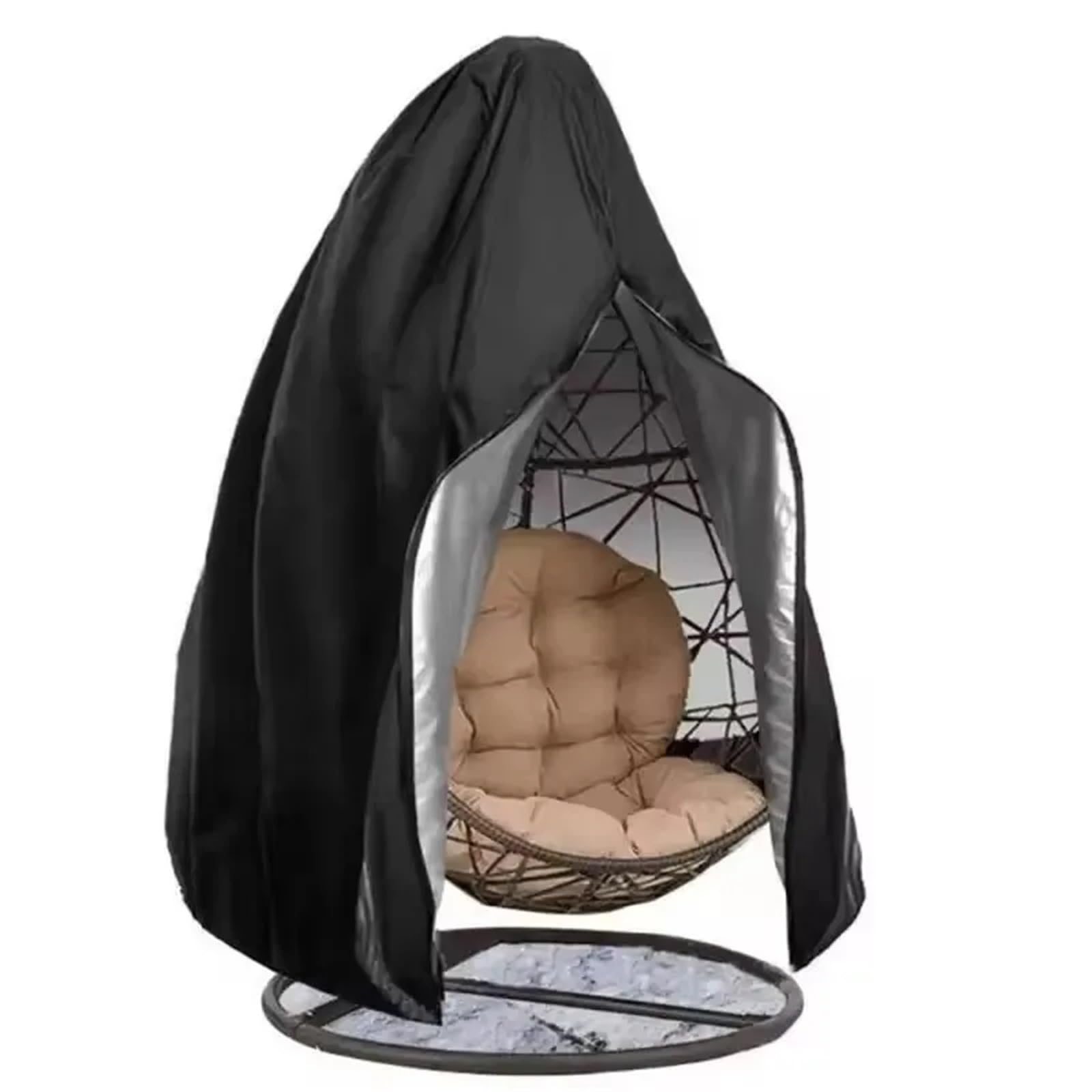 Egg Chair Cover 210D Oxford Waterproof Patio Hanging Egg Chair Cover Wicker Swing Shell Courtyard Garden for swing hammock