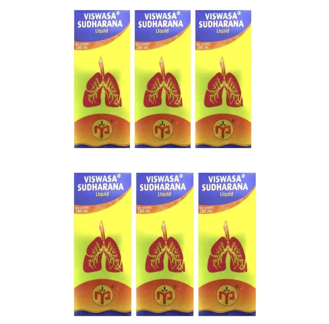 Maruthi Pharma Viswasa Sudharana Syrup (180ml) - Pack of 6-image-21
