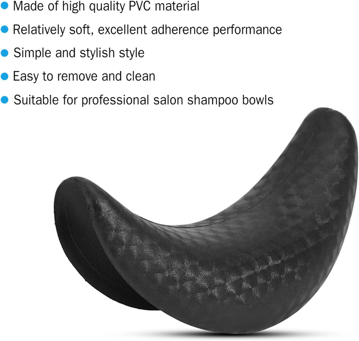 Dioche Hair Sink Neck Professional Salon Neck Rest Pillow | PVC Gel Cushion | Stylish and Easy to Clean | Perfect for Shampoo Bowls | Universal Fit