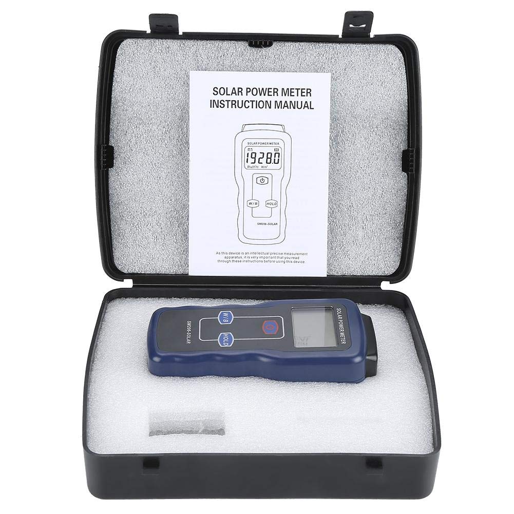 SM206 Digital Solar Energy Meter Tester di insolazione energetica per radiazioni solari Tester di misurazione Accessori di ricambio Replacement