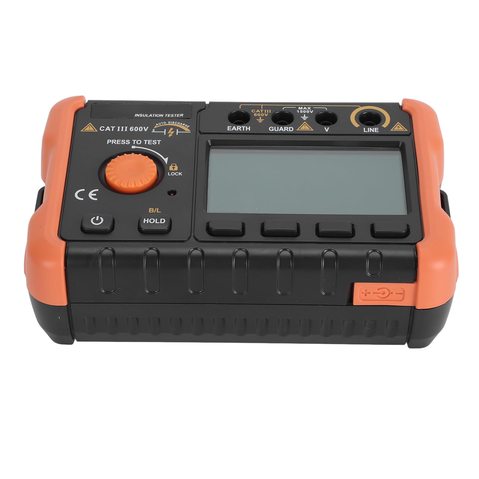 Probador de Aislamiento Probador de Resistencia de Aislamiento Digital 500V 1000V 2500V 49.9GΩ Retroiluminación LCD Apagado Automático para Electricistas Mantenimiento Uso en Interiores y