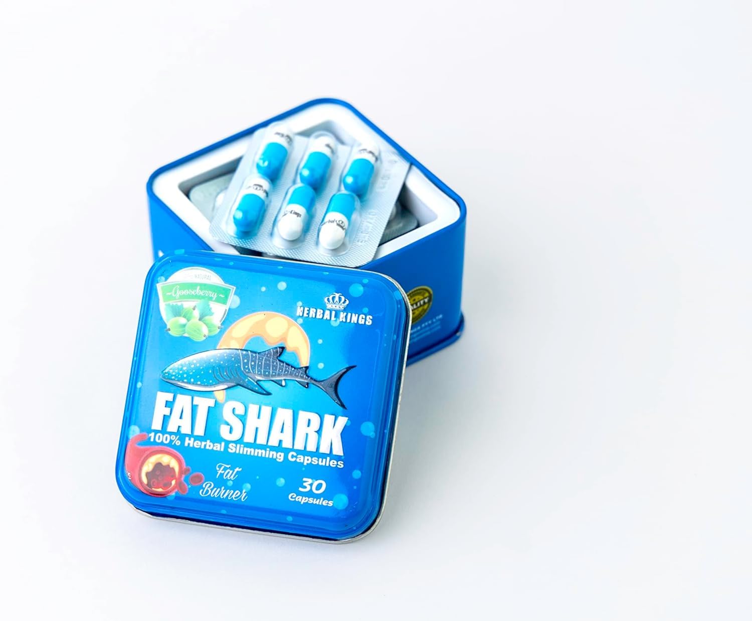 Trib Gold Fat Shark Herbal Natural Slimming 30 Pieces فات شارك