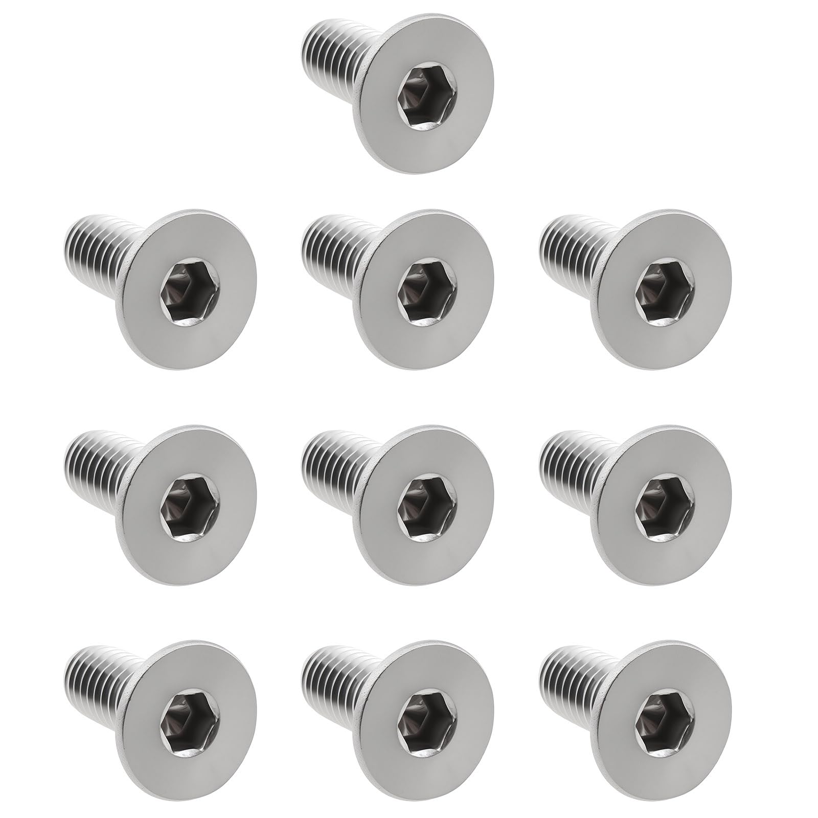 LT Easiyl Rear Brake Reservoir Cap Screws, 10pcs, M4x0.7x10mm