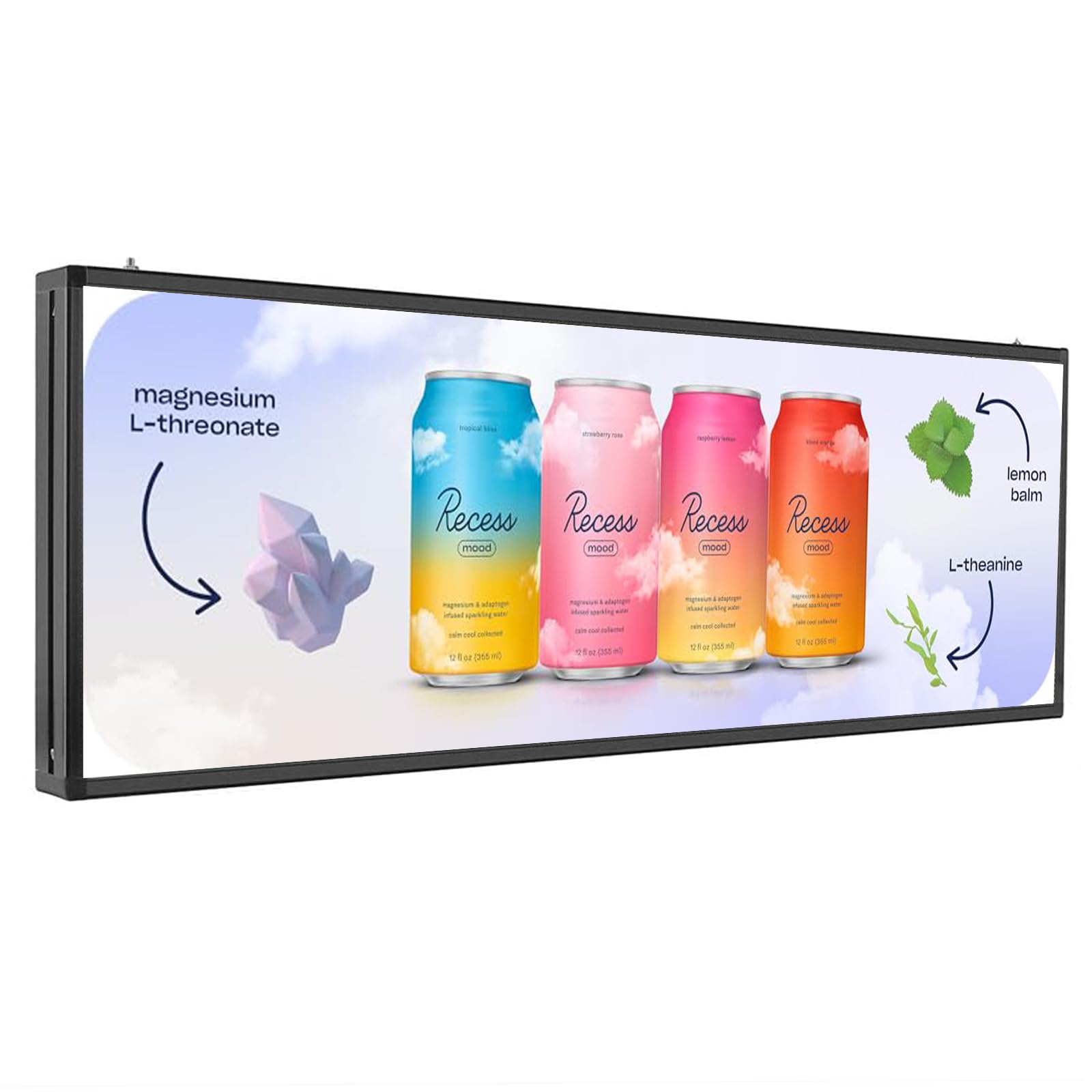 Amazon.com : P5 HD LED Sign - RGB Full Color WiFi Programmable 39'' x14 ...