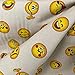 Tela por metros de loneta culla estampada digital - 100% algodón - Ancho 280 cm - Largo a elección de 50 en 50 cm | Emojis