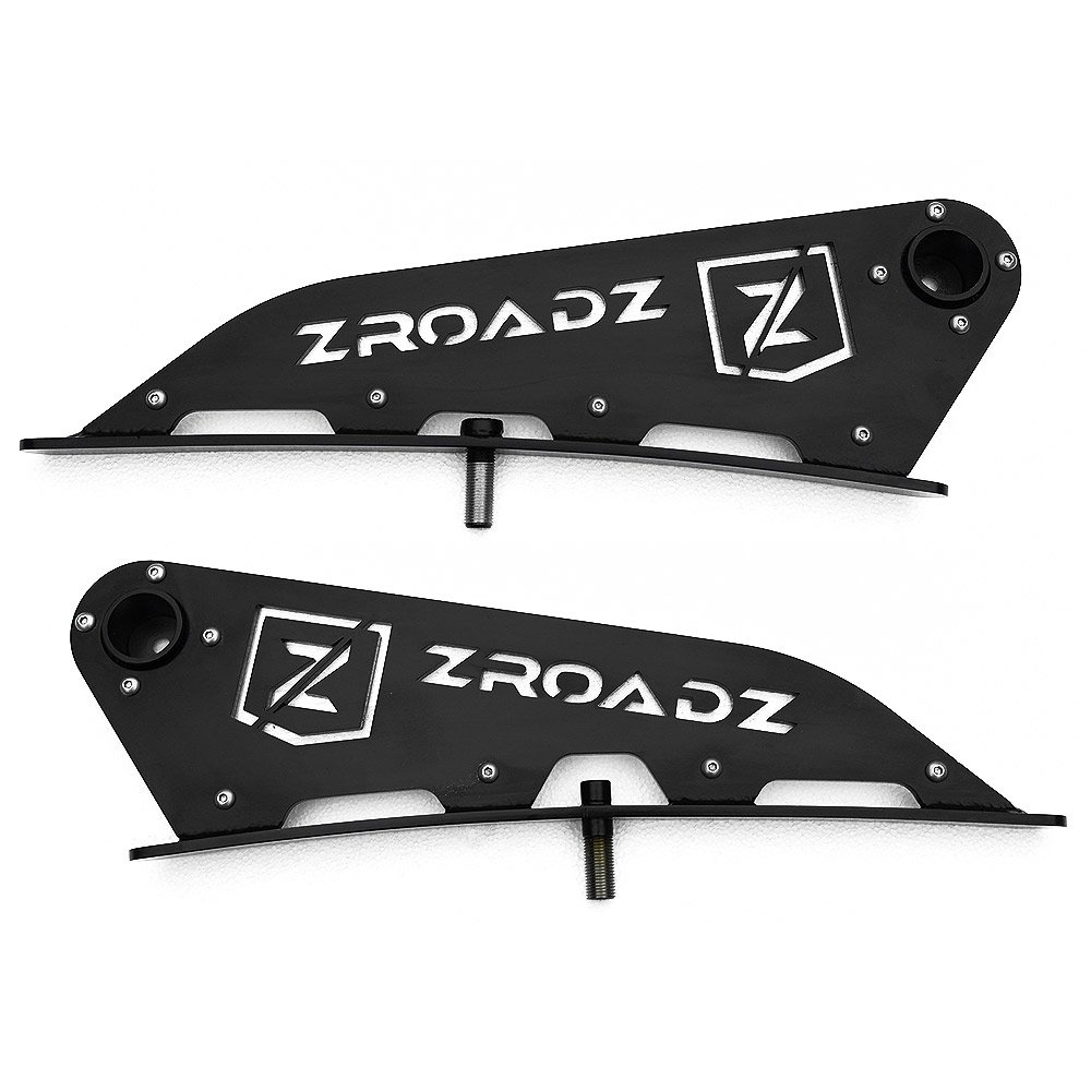 ZROADZ Front Roof LED Mounting Bracket - Compatible w/ 1999-2016 ALL Ford F-250, F-350, F-450, F-550 - to Mount (1) 52 Inch ZROADZ or similar style Curved LED Light Bar (Not Included) - PN #Z335461