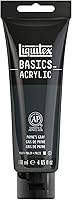 Vista 85 de Liquitex BASICS Pintura Acrílica, Tubo de 118ml (4 oz), Negro Marte