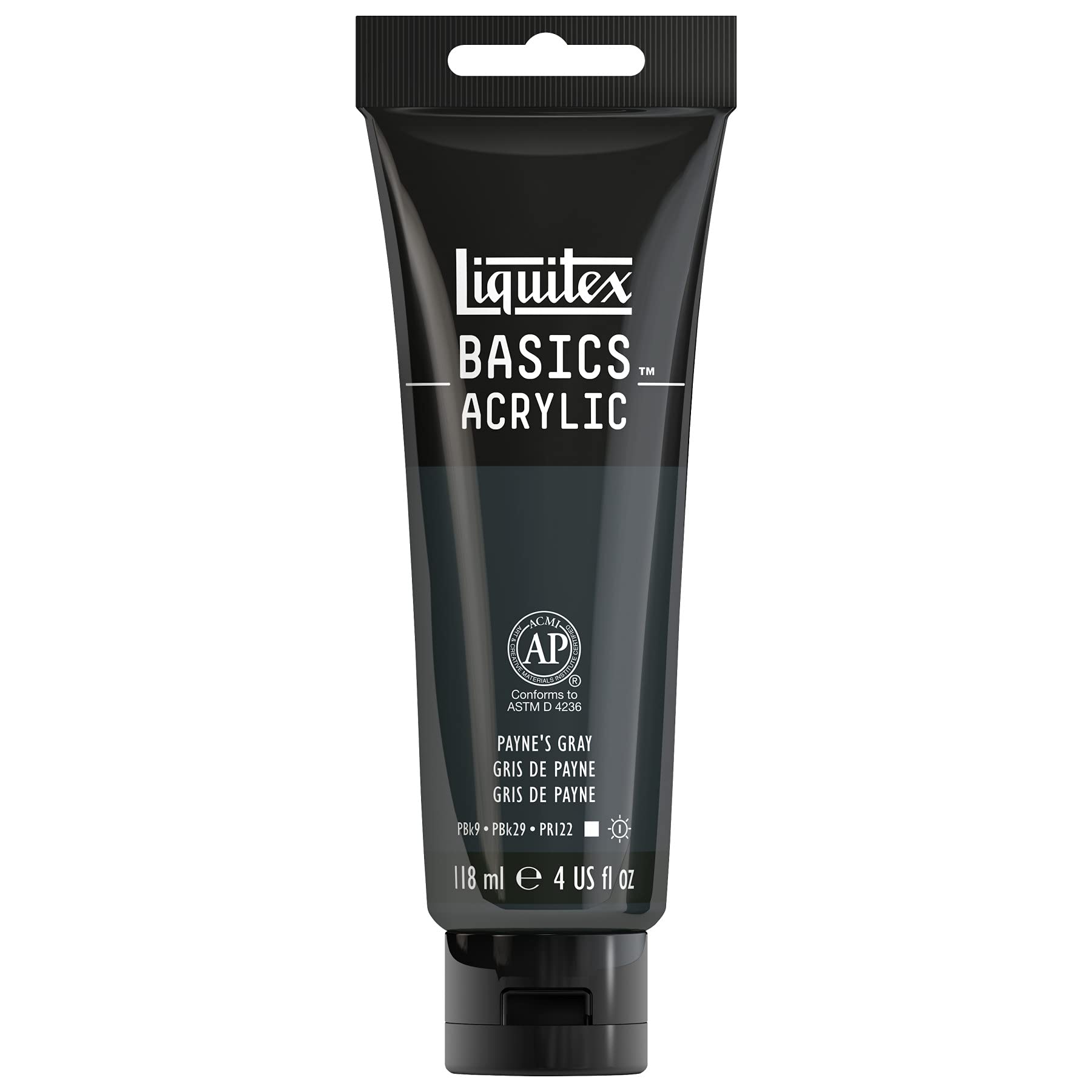 Liquitex Basic Acrylic - Tubo de Pintura Acrílica, 118 ML, Blanco (Blanco De Titanio) — view 75