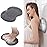 1 Pcs Shower Back & Foot Scrubber, Wall Mounted Back Scrubber Silicone Bath Massage Cushion Brush with Suction Cups, Bathroom Wash Mat Exfoliating Dead Skin Brush (L-Grey)