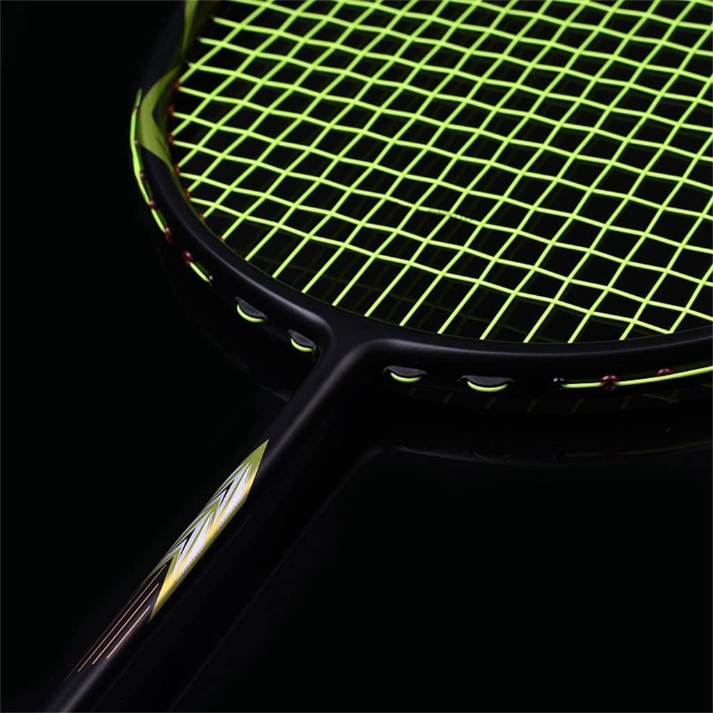 Badminton Racket Full Carbon 3U Offensive Adult Power Racket Secondary Reinforcement Racket
