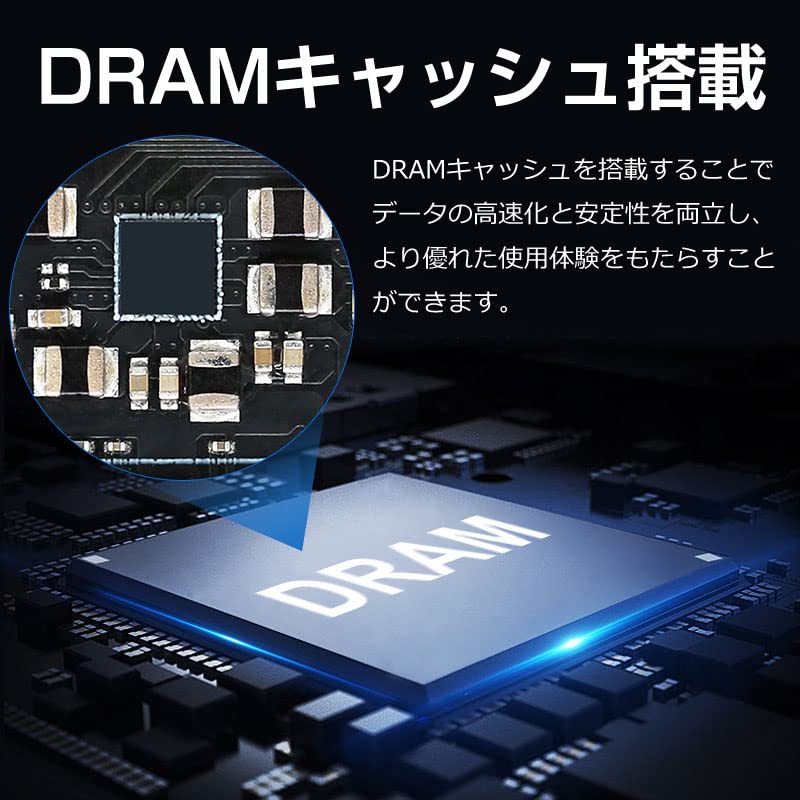 Hanye 1TB PCIe Gen4x4 M.2 NVMe 2280 SSD ME70