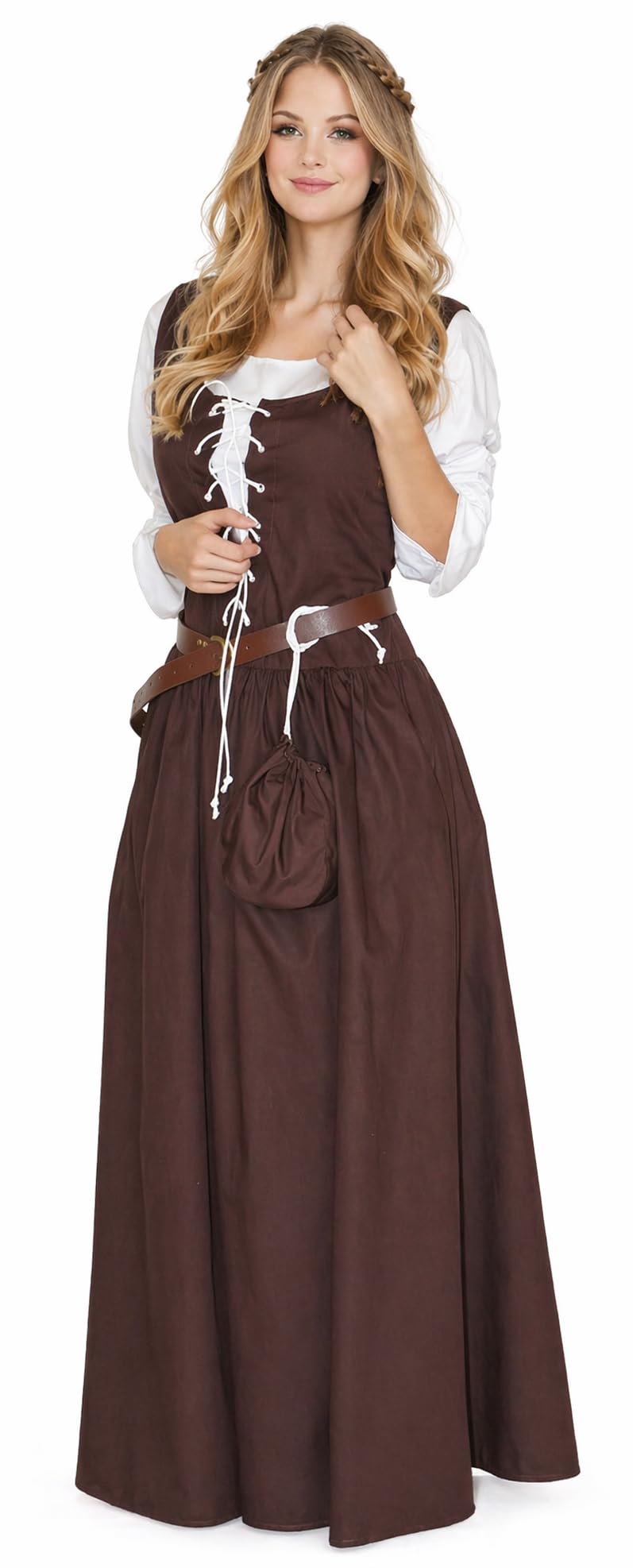 MAYLYNN 14261 - Mittelalter Kostüm Magd Celia - 100% Baumwolle