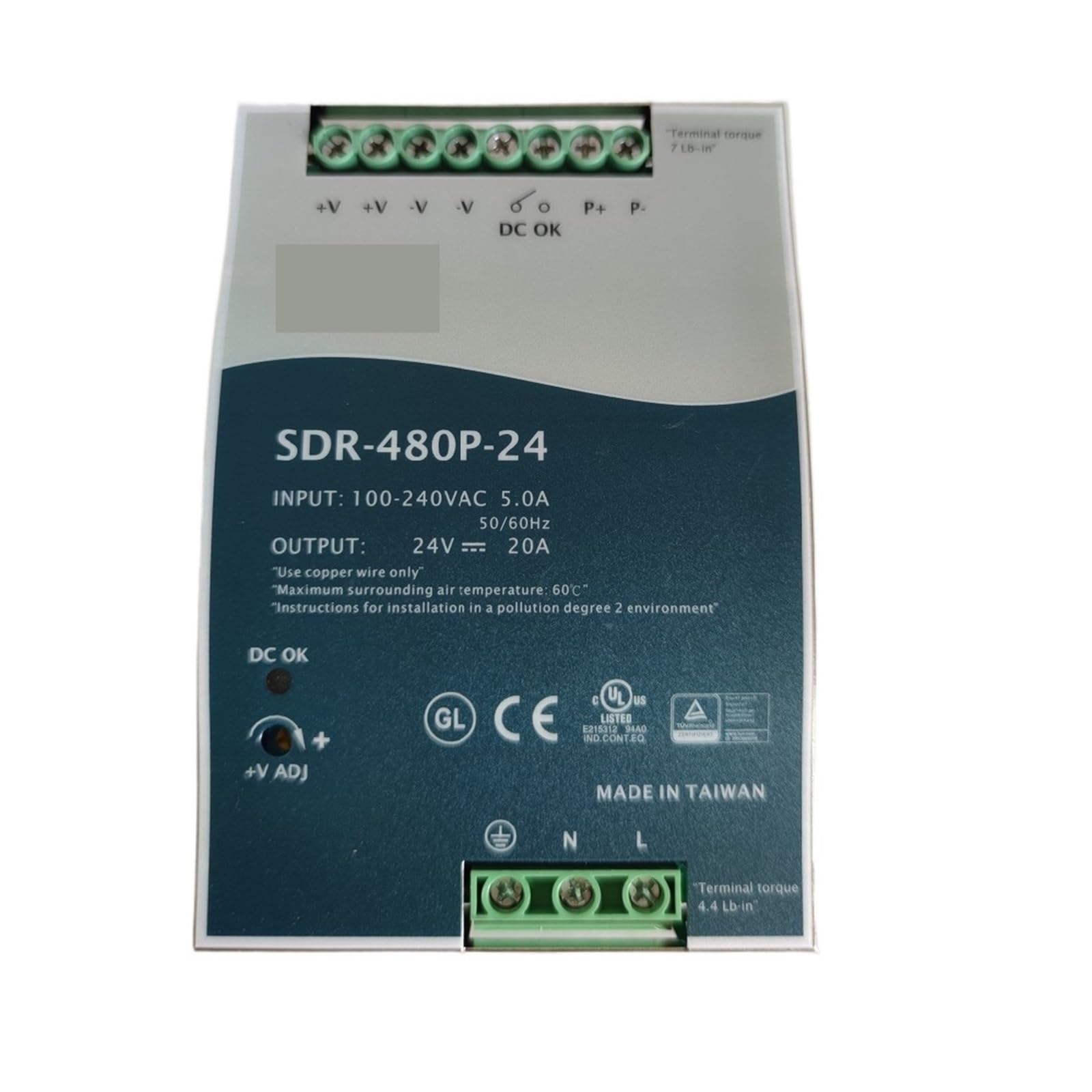 JJKKOZVQF 480W Single Output SDR-480P-24 SDR-480P-48(SDR-480P-24)