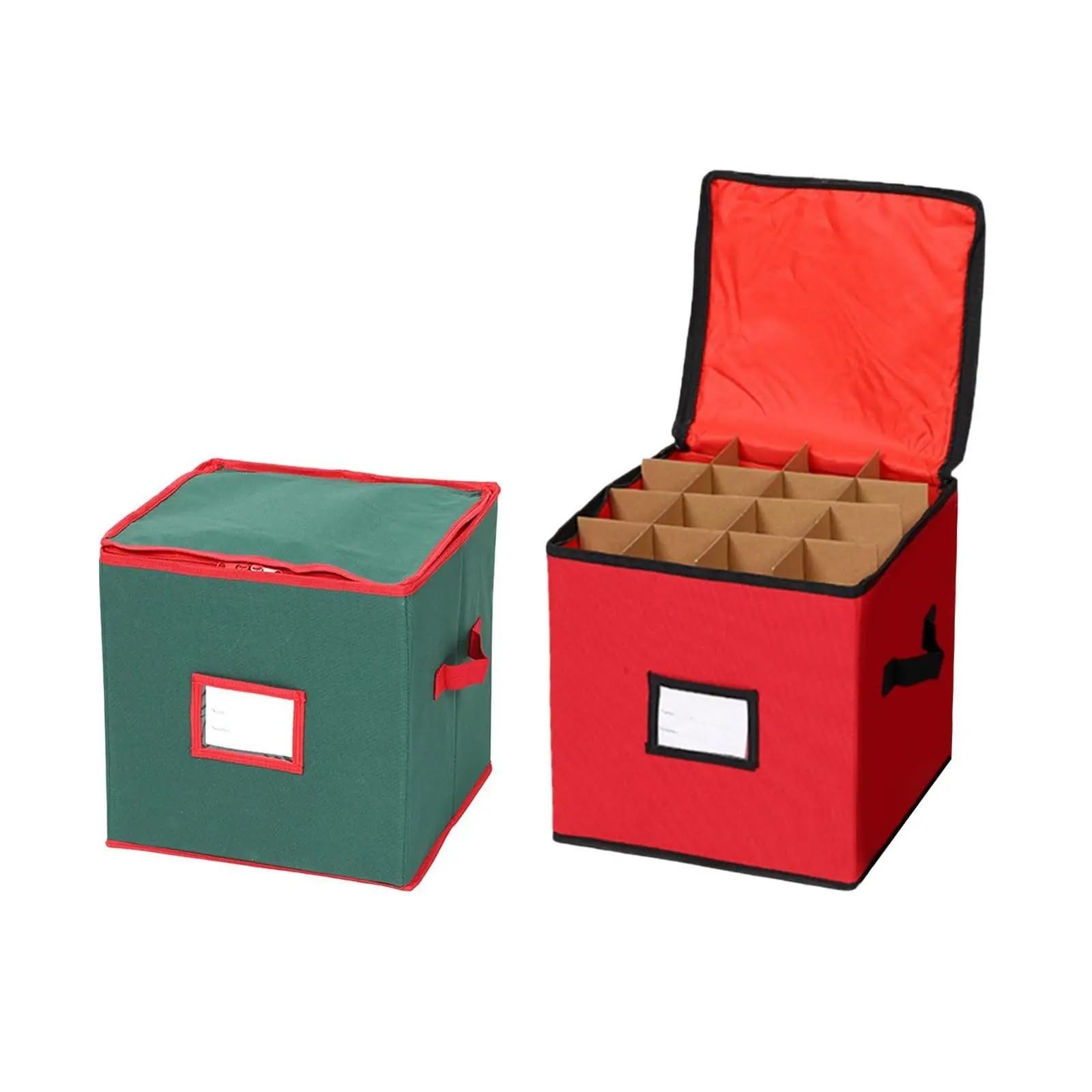 Organizer FüR Weihnachtsschmuck Aufbewahrungsbox for Weihnachtskugeln, reißfest, herausnehmbare Tabletts, Trennwände, Dekoration mit Trennwänden, Aufbewahrungsbox for Weihnachtsschmuck FüR Weihnachten