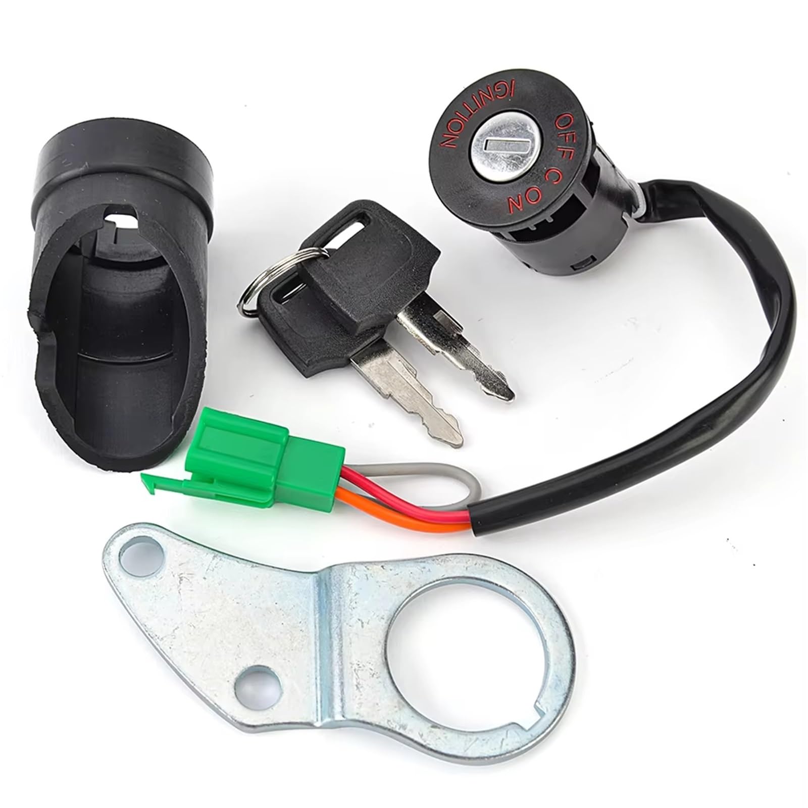 Interruttore a Chiave Per Suzuki DR Per DRZ Per DR-Z 250 DR250 Per DR250R 98-00 Per DRZ250 01-09 37110-13E01 Chiave Di Blocco Ll'interruttore Di Accensione Blocchetto Chiavi Moto