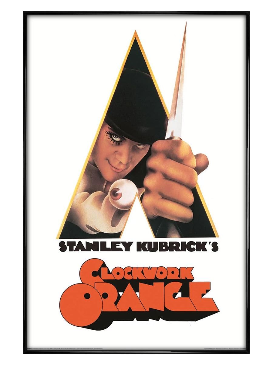 GrindstoreA Clockwork Orange Dagger Maxi Poster - Black Gloss Framed