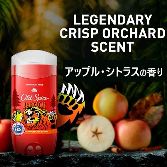 Old Spice Wild Collection Men's Deodorant, Bearglove 3 oz (Pack of 3)