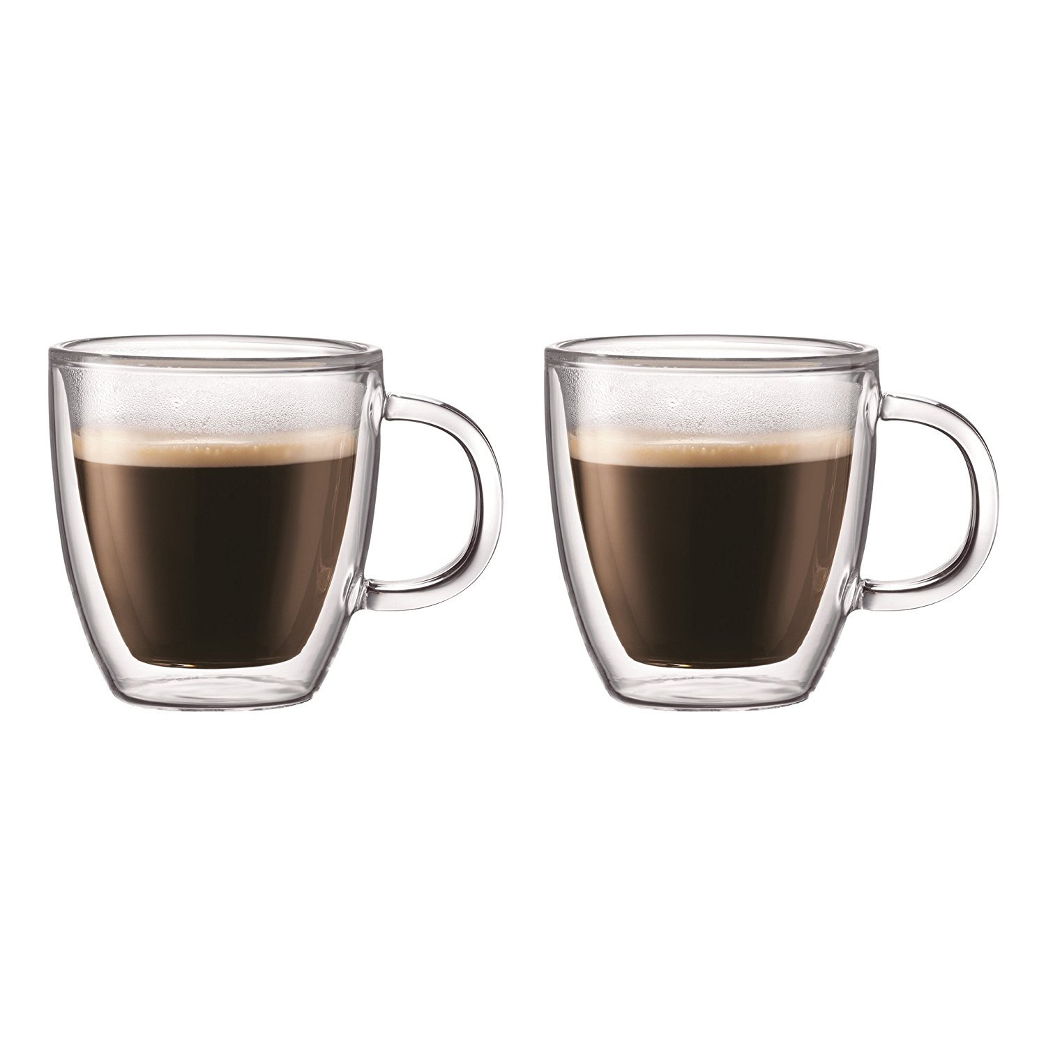 Bodum Bistro Double Wall Mug 2-Piece Set, 140ml