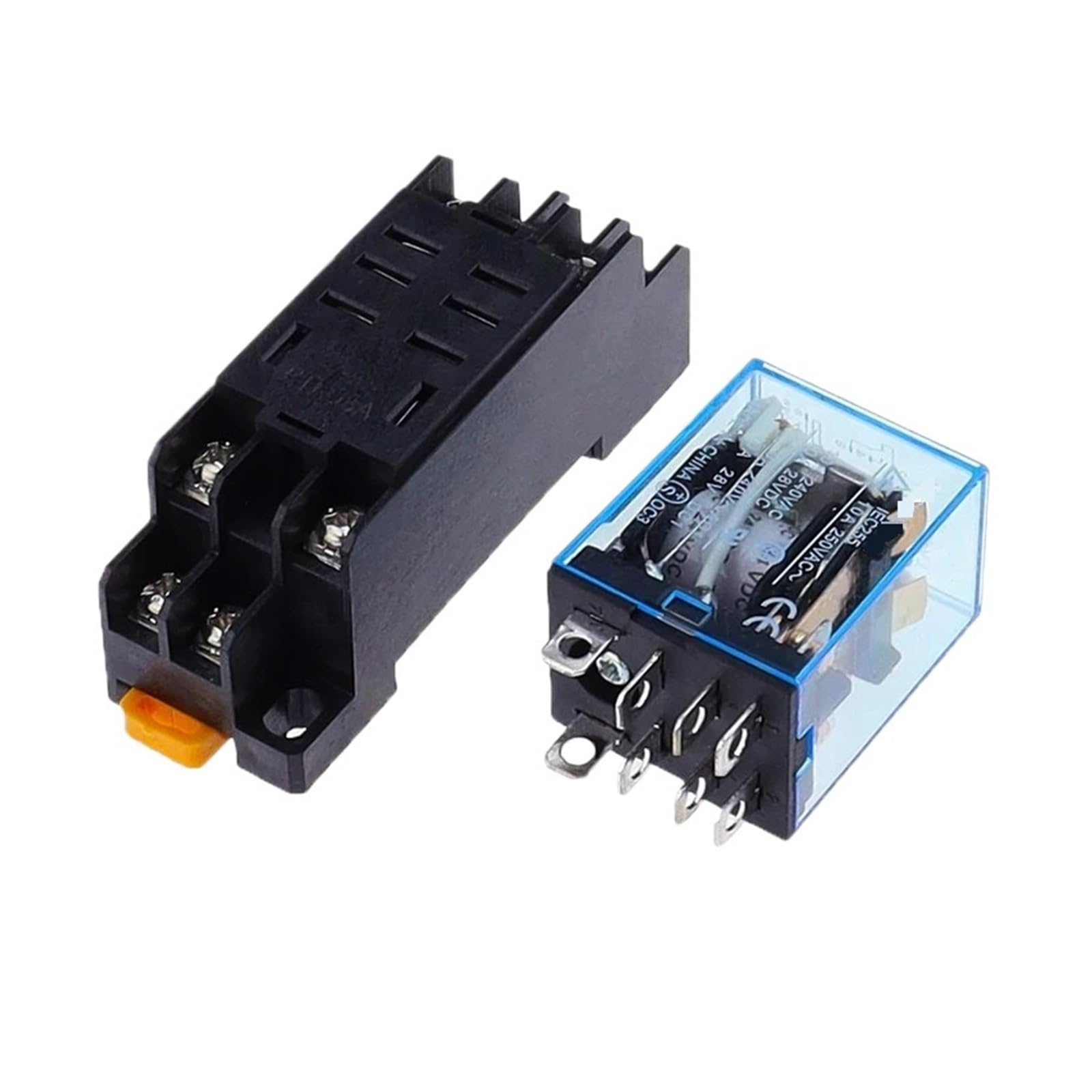 Relais de puissance LY2NJ DPDT 8 broches HH62P JQX-13F 24V pour automatisme