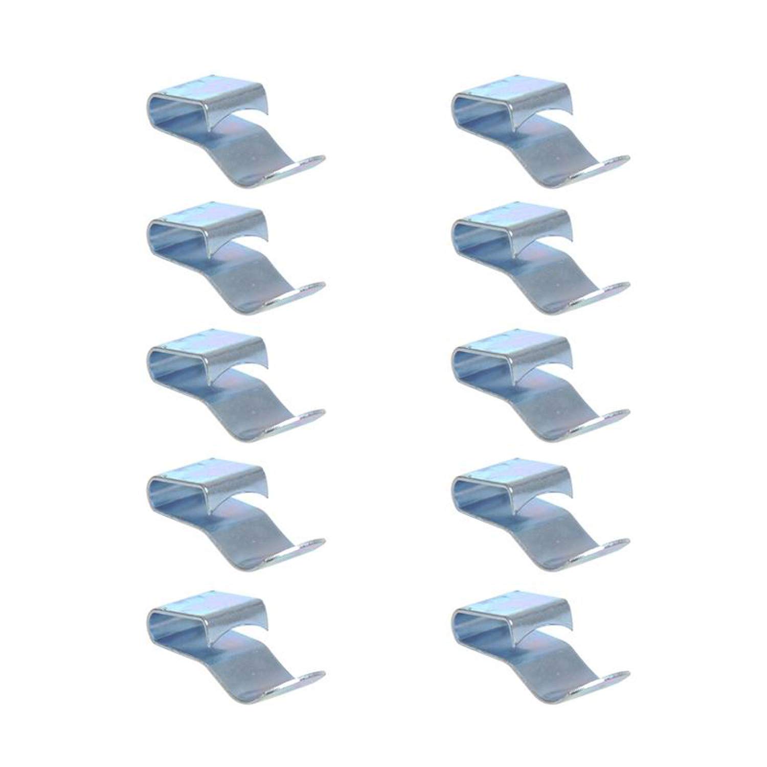 ProPlus Chassis Clamp 28 mm for Cable Pack of 10 in Blister Packaging, Silver, ca. 28 mm