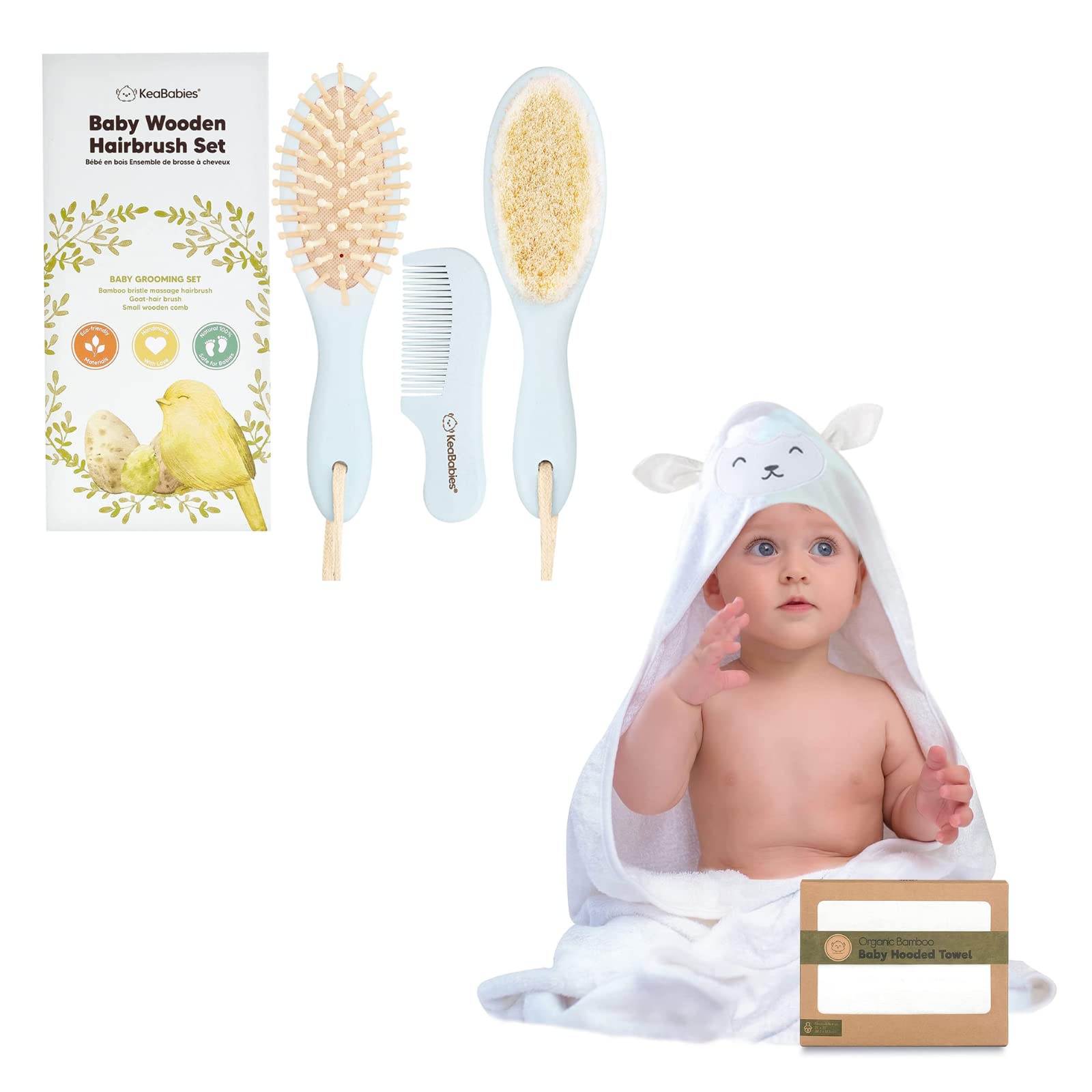 Keababies Baby Hair Brush And Baby Comb Set And Baby Desertcart