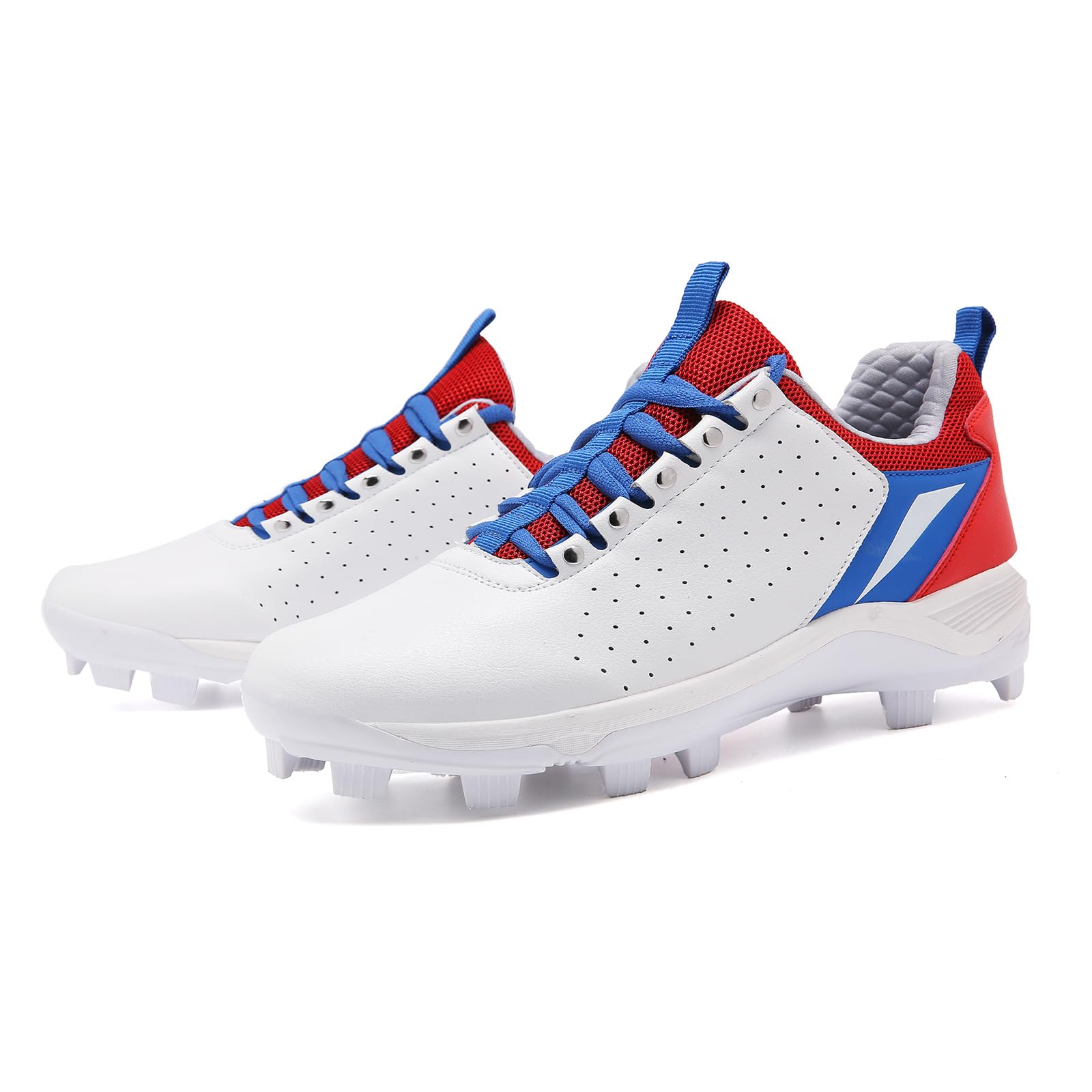Herren Feldhockeyschuhe Gummisohle Atmungsaktive Baseballschuhe Ohne Spikes rutschfest Für Rasen Und Feld