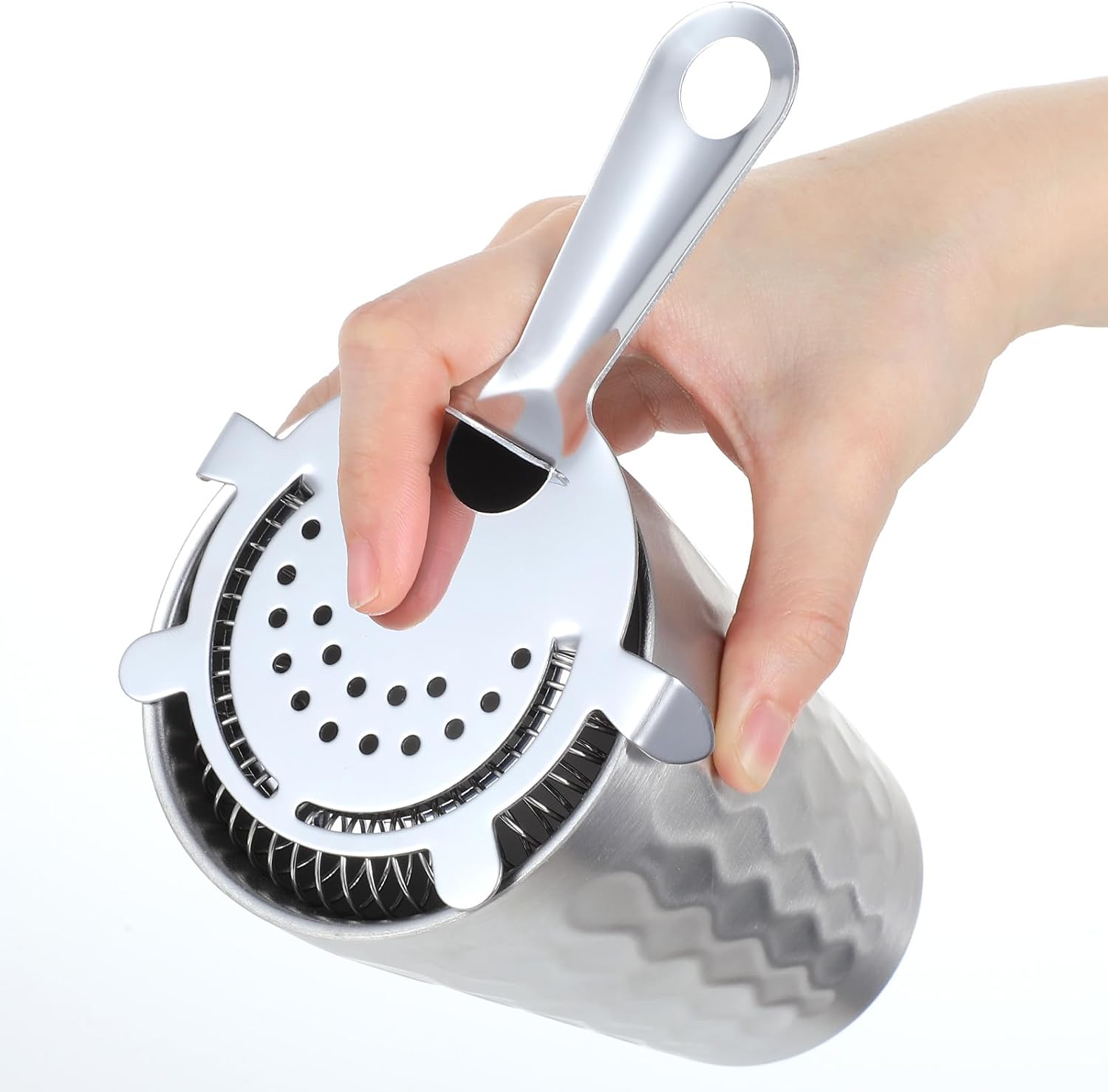 20 Pack Stainless Steel Cocktail Strainer Bar Strainer For Bartender, Juice