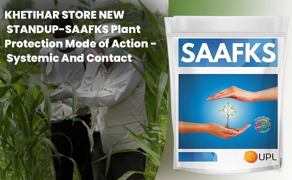 Image of NEW STANDUP SAAFKS 200Gm | Plant Protection | Mode of Action - Systemic And Contact | Blue (Shipping Cost Included) 100g pack of 2