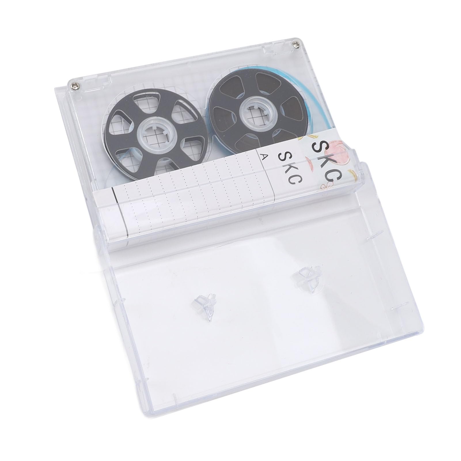 Cintas de Casete en Blanco, Cinta de Casetes de Audio de Carrete a Carrete, Casetes en Blanco de bajo Ruido, Cintas de Audio de Polarización Normal de 46 Minutos (BLACK)