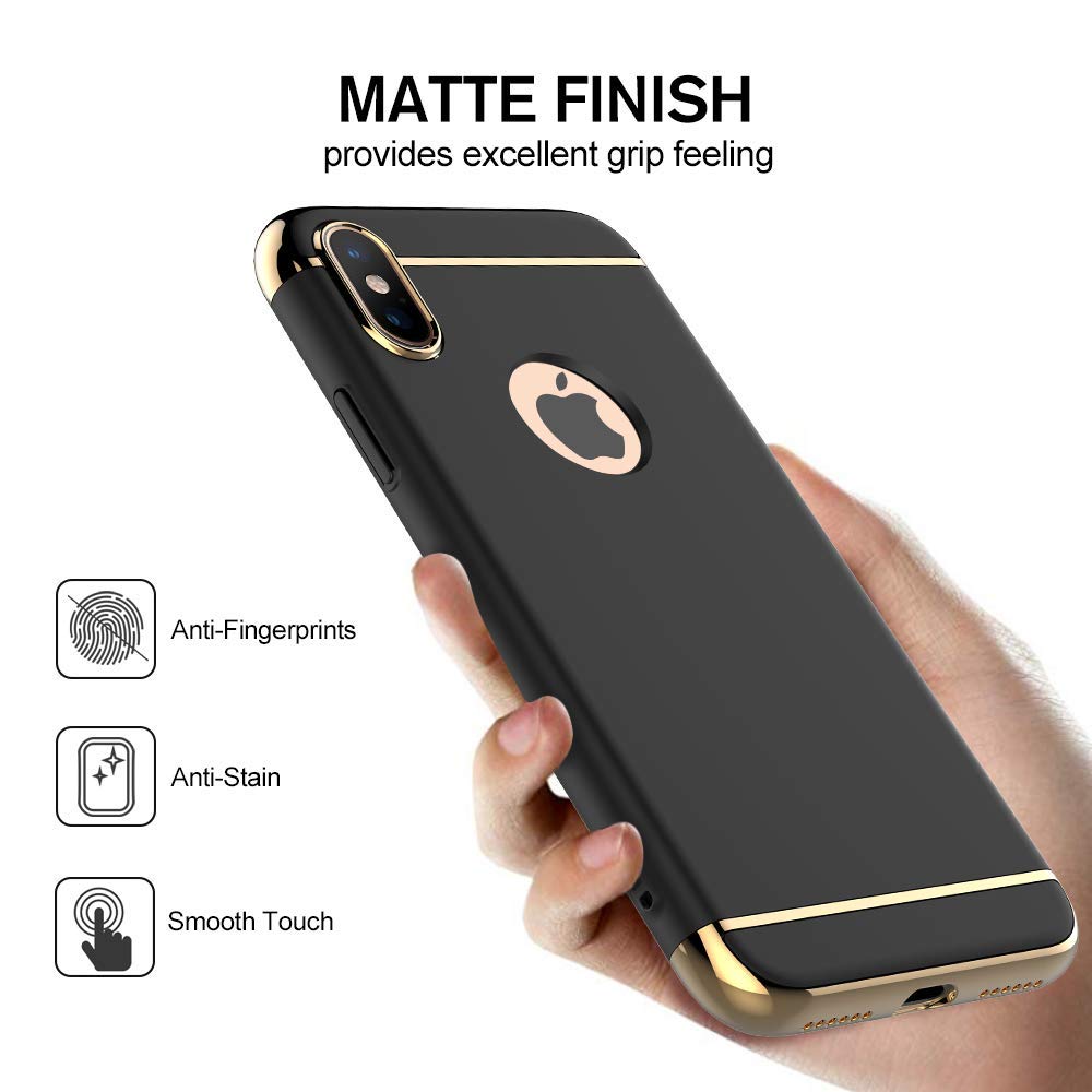 Amazon.co.jp: JMSQYU iPhone XS Max ケース, 3 in 1ウルトラスリム 