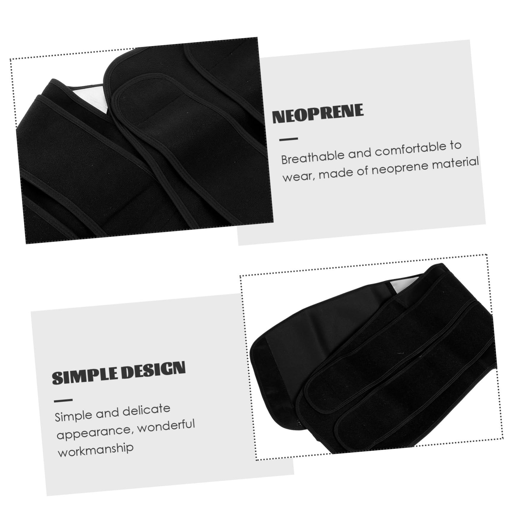 Healeved Waist Trainer for Women Postpartum Workout Corset Sports Waist Cincher Black