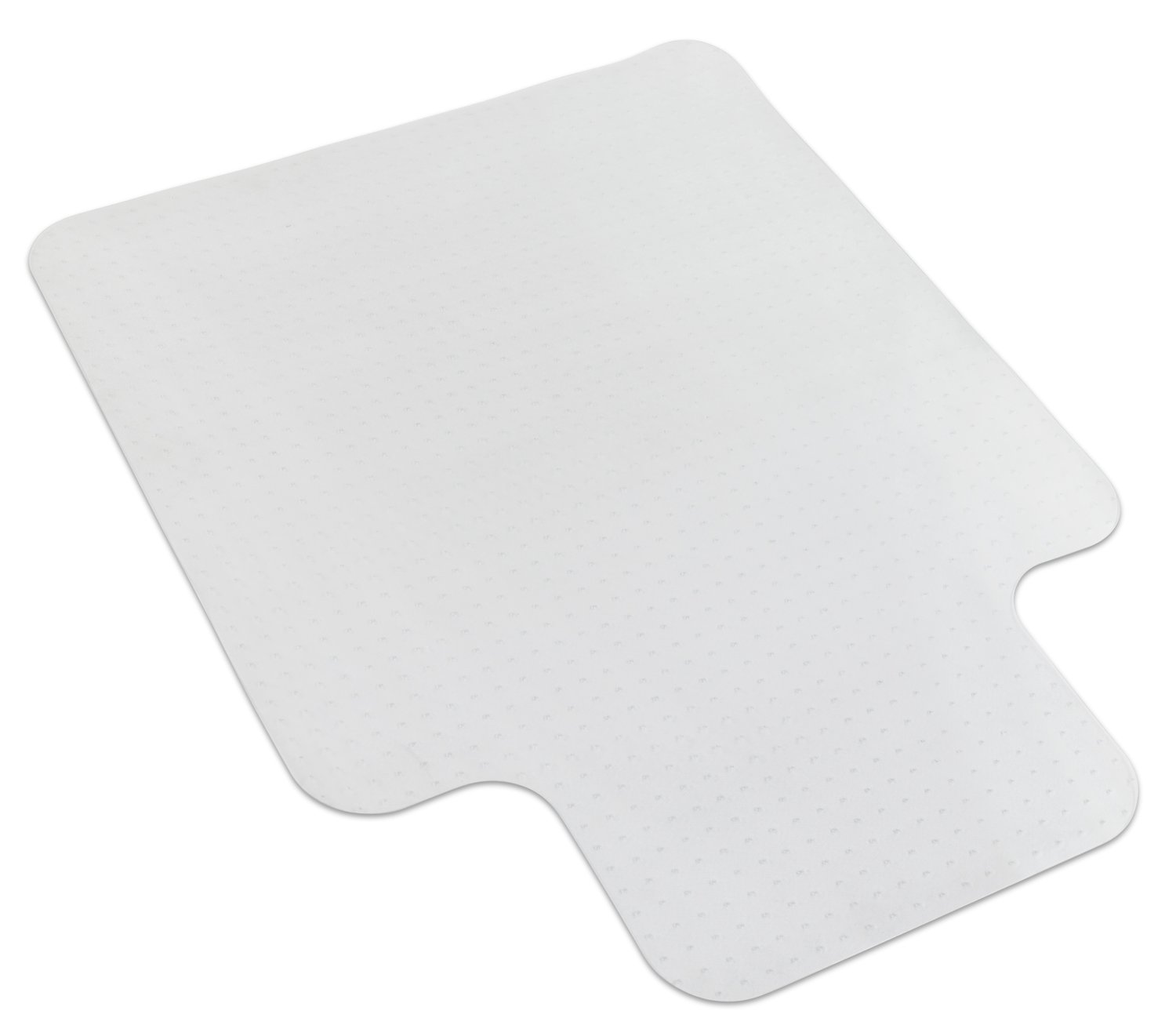 Mount-It! Clear Chair Mat for Carpet, Non-Slip Studded Office Chair Floor Protector, Heavy-Duty Non-Toxic PVC Material, Use in Home or Office, 54"c 60”(MI-7817A)
