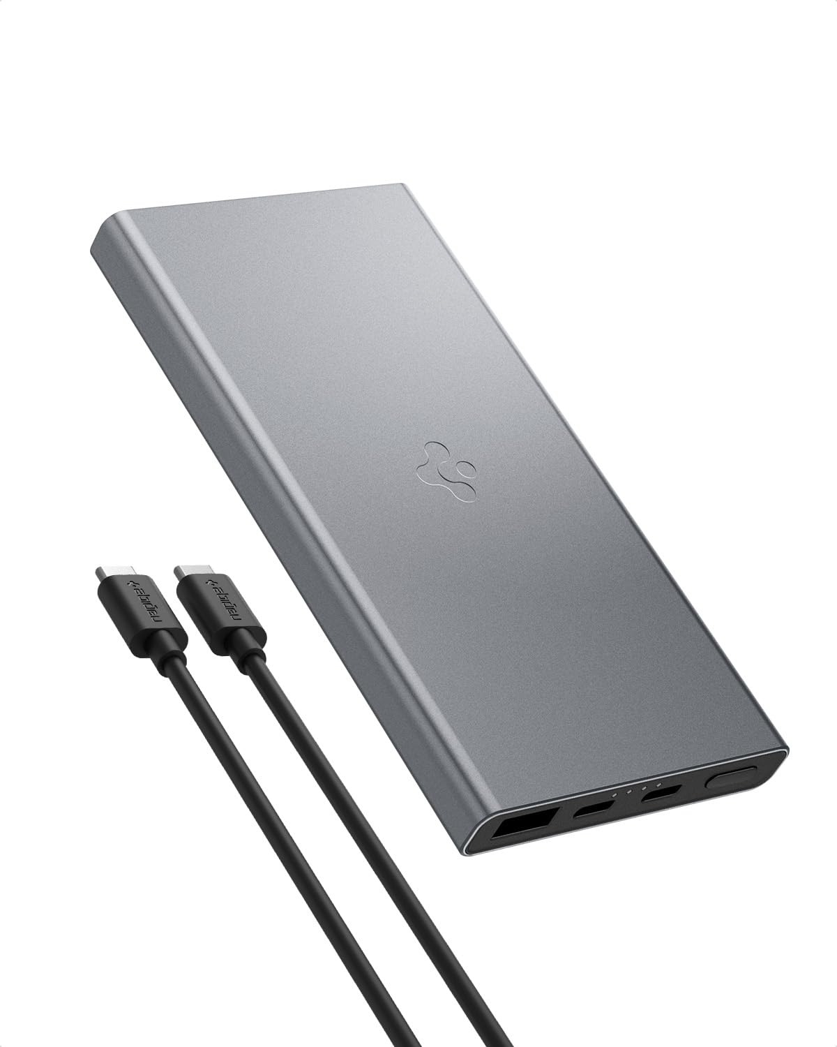 Spigen 10,000mAh, 22.5W Fast Charging Durable Alloy Power Bank with PD3.0 20W for 2 USB-C Ports, QC3.0 22.5W for 1 USB-A Port - Dark Silver (B0CSST53TF) Amazon Price History, Amazon Price Tracker