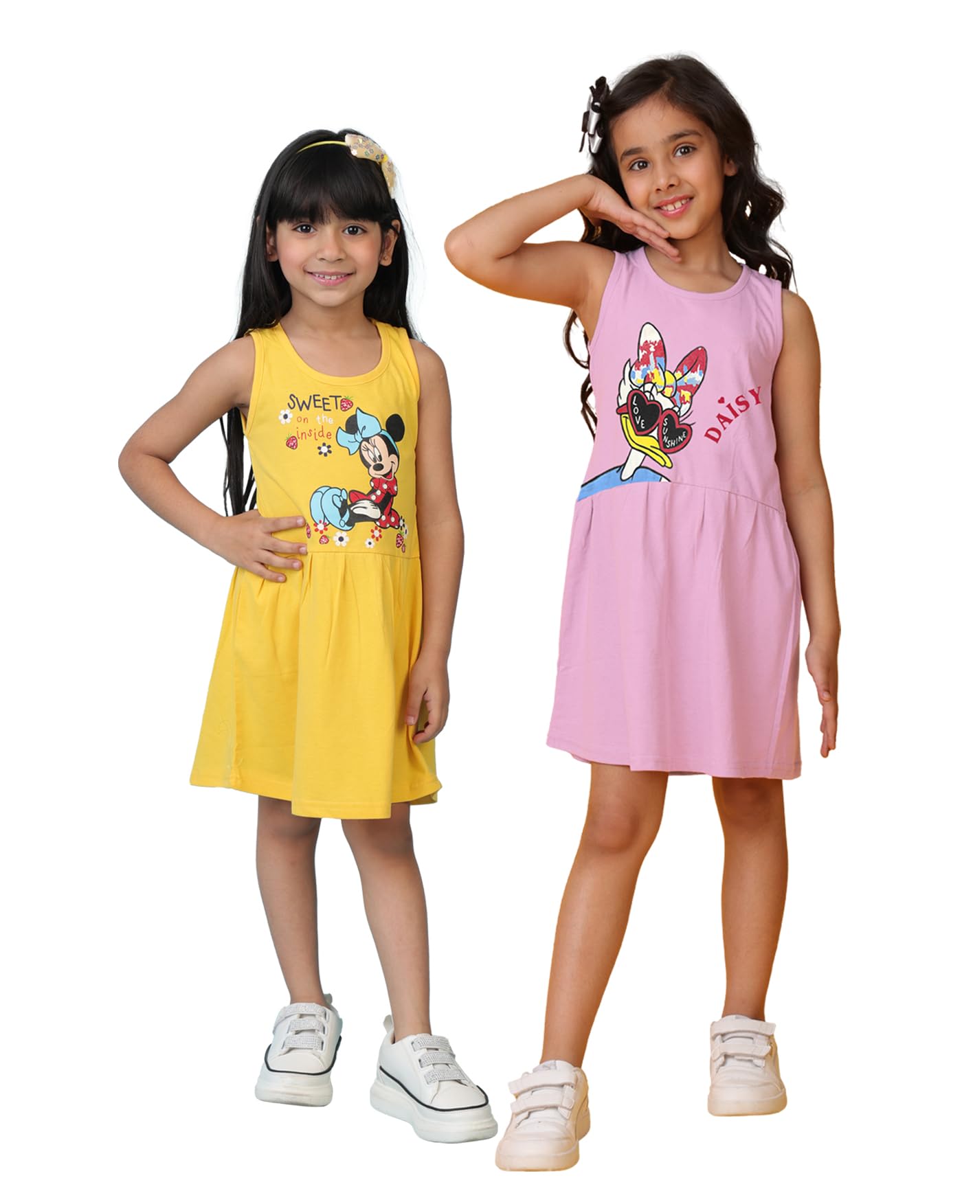 Kuchipoo © Disney Girls Cotton Frocks - Pack of 2