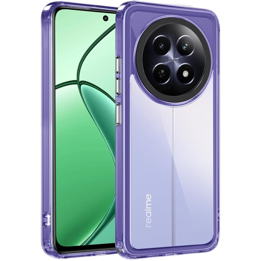 A rtistque Ultra Stylish Back Cover Case for Realme Narzo 70x 5G / N65 / Realme 13/12 /12X 5G / C65 5G |Premium Shockproof TPU|Protective Design|Realme 12 5G /12X 5G /Realme 13 5G Back Cover - Purple (B0DDTNJDC8) Amazon Price History, Amazon Price Tracker