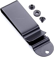 Vista 31 de Clips Universales de Cinturón de Metal - (Se Ajusta a Cinturones de 1.75 Pulgadas) – (Acabado Pulido o Negro) – Soportes de Clip de Reemplazo