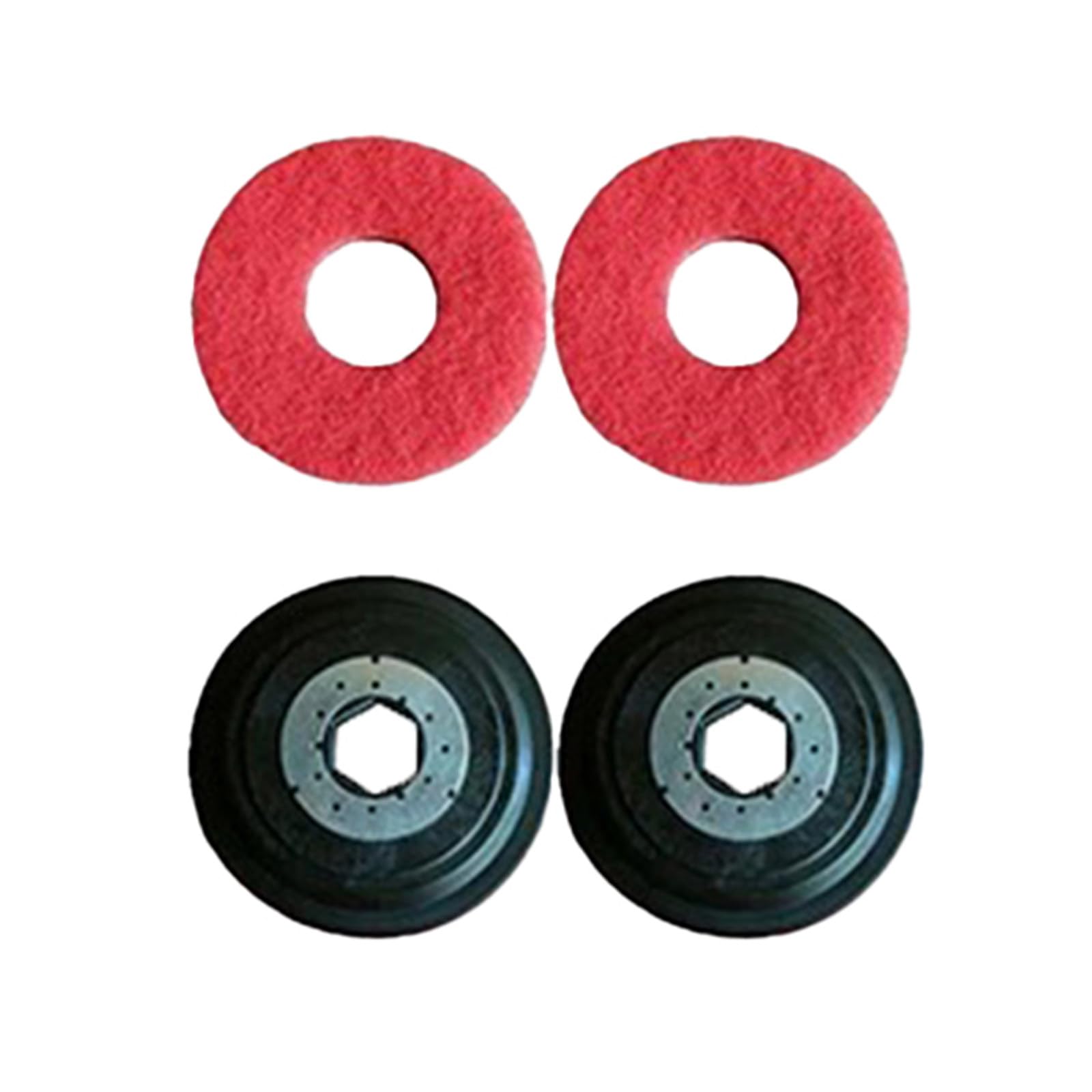 Akcesoria Do Komercyjnej Maszyny Do Mycia I Szorowania Podłóg, Szerokość Czyszczenia 17 Cali, Podwójna Szczotka, Szorowarka Elektryczna Do Różnych Rodzajów Podłóg ScrubPadsx2+NeedlePlatex2