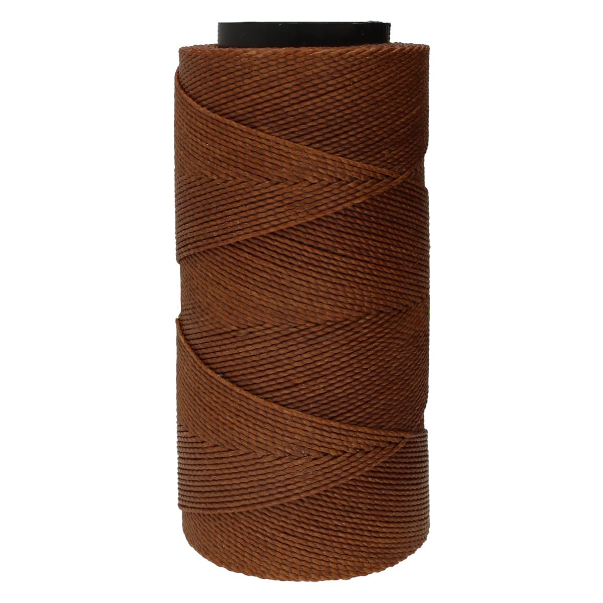 The Beadsmith Knot It Waxed Polyester Cord, Coffee Color, 0.7mm Diameter, Light Wax, 144 Meters (472 Feet) Per Spool