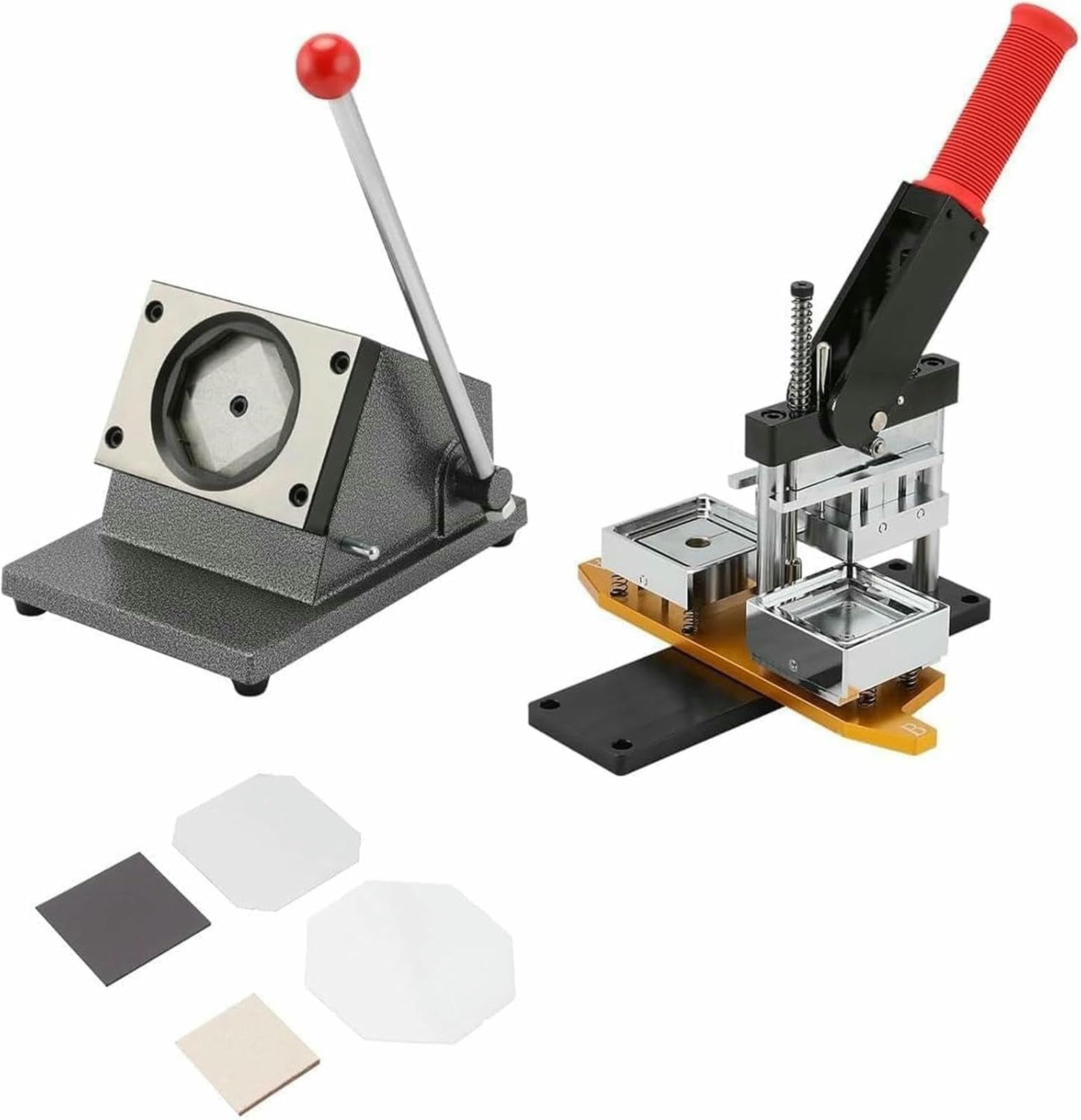 JYBNBBE Fridge Magnet Button Maker Machine, for Picture Badge Button Gifts Button