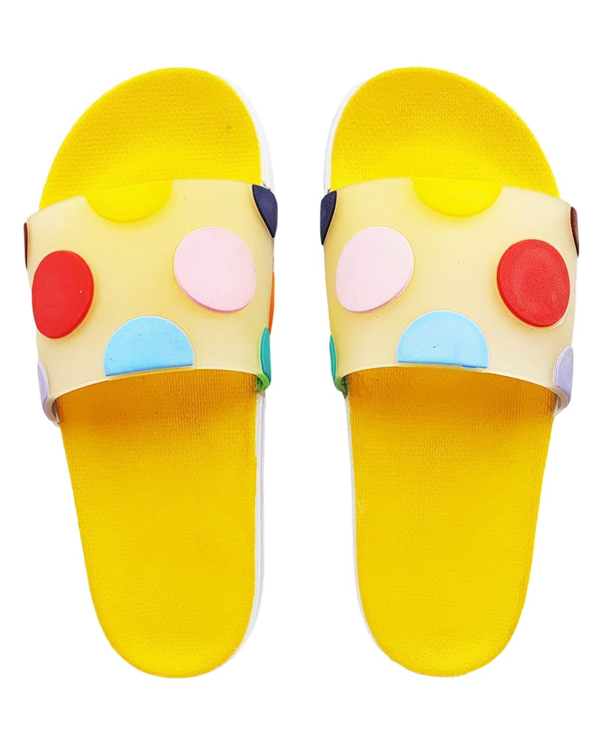 Pampy Angel Polka Transparent Womens Flip Flops Slides Back Open Household Comfortable Slippers Yellow,37 (Euro) (B09HN99TS4) Amazon Price History, Amazon Price Tracker